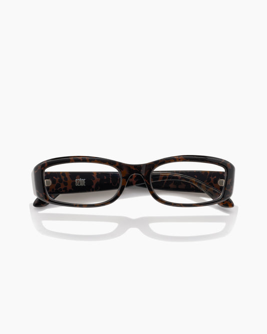 SZADE - hart ; havana tortoiseshell / clear anti blue light