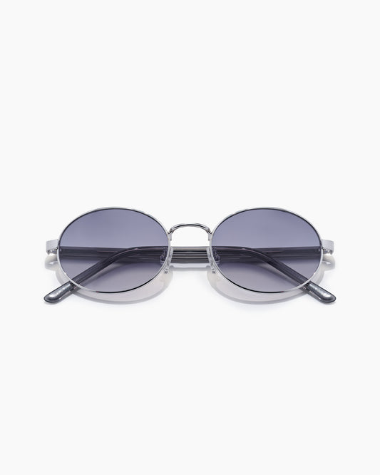 SZADE - finch ; polished silver / charcoal