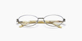 cherry ; polished silver / blue light