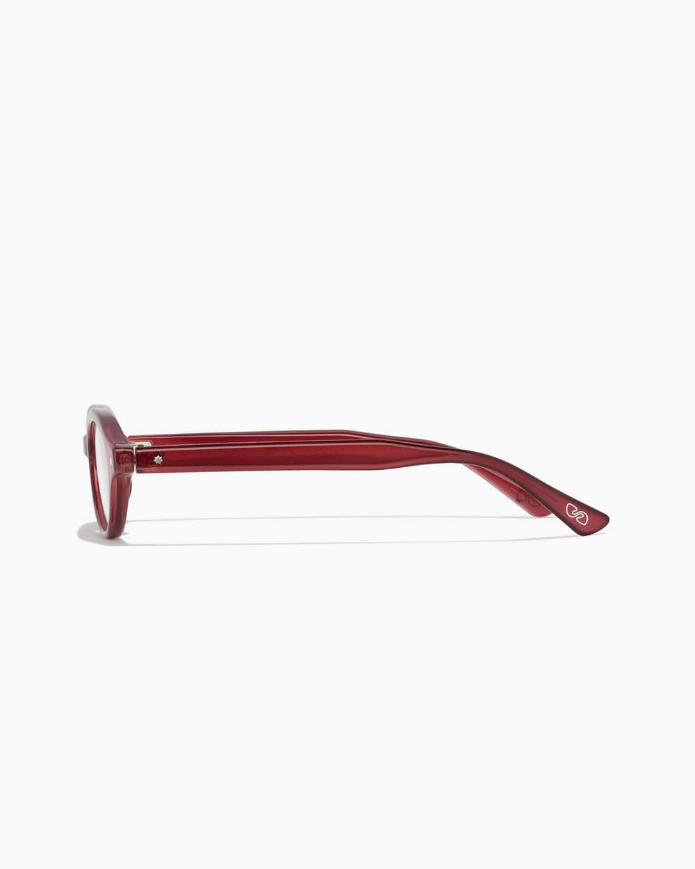 nolan ; wild cherry / clear anti blue light