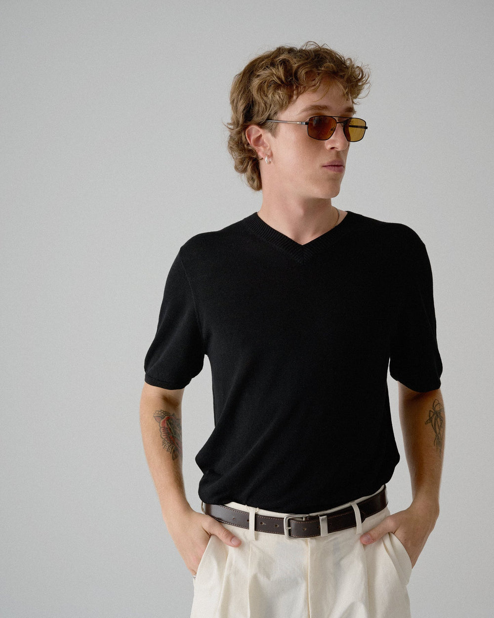 astley ; matte black / hazelnut