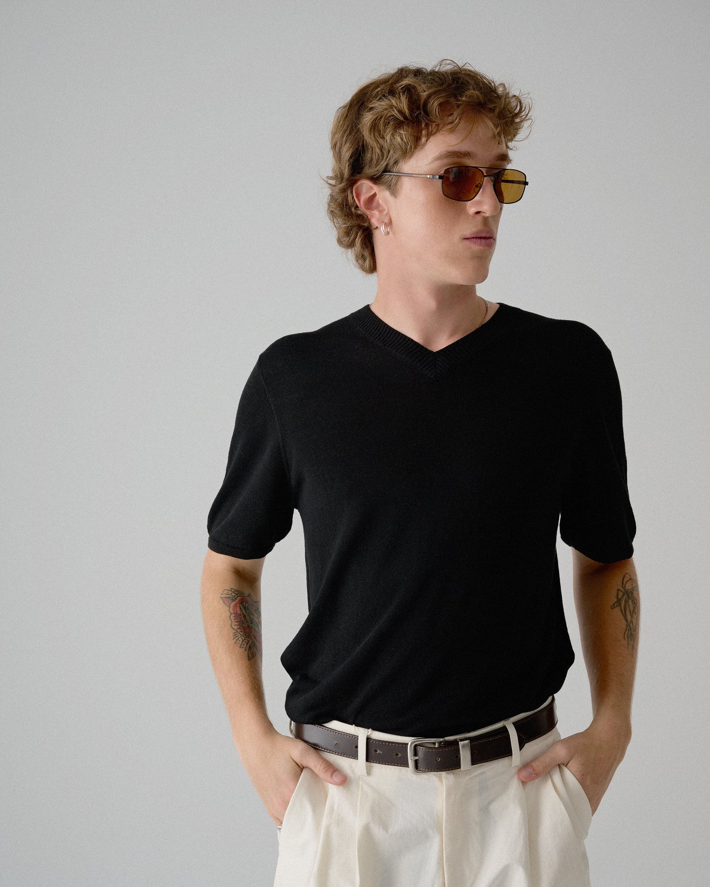 astley ; matte black / hazelnut