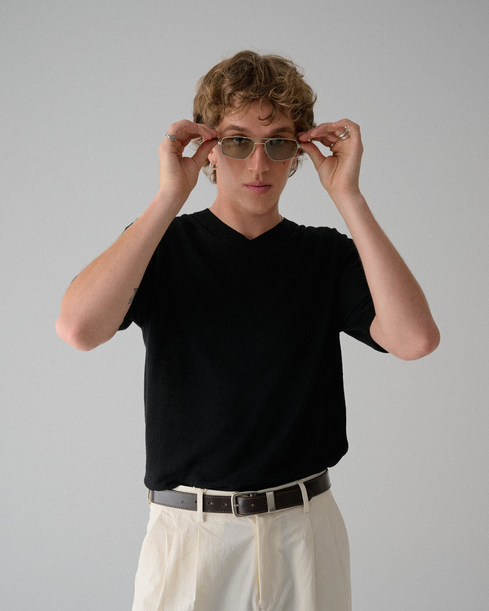 astley ; matte silver / caper